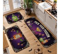 Pick Your Poison Lot de 3 tapis de cuisine avec citation en forme de