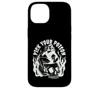 Pick Your Poison Pin Up Devil Woman Tatouage Traditionnel Flash Coque pour iPhone 14