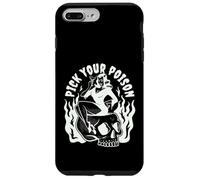 Pick Your Poison Pin Up Devil Woman Tatouage Traditionnel Flash Coque pour iPhone 7 Plus/8 Plus