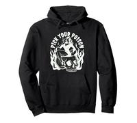 Pick Your Poison Pin Up Devil Woman Tatouage Traditionnel Flash Sweat à Capuche