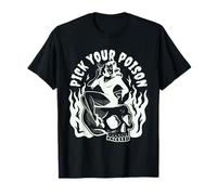 Pick Your Poison Pin Up Devil Woman Tatouage Traditionnel Flash T-Shirt