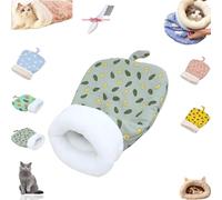 Pickelect Cozy Pet Nest for Cats and Dogs, 2025 New Picture Cozy Pet Nest, Portable All-Season, 360° Warm Tunnel Cat Sleeping Bag (D, M)