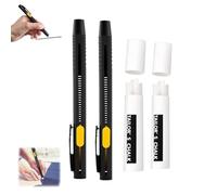 Pickelect Heat Erasable Fabric Marker for Sewing,Washable Heat Erasable Pens for Fabric,Heat-erasable fabric marker,Washable refill DIY chalk for quilting,embroidery,cotton,and knit fabrics (2)