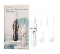 Picker d'oreille avec un choix d'oreille léger et LED, Nettoyer de cire d'oreille léger LED, Outil de nettoyage de la mode d'oreille portable à faible bruit électrique, ensemble de cuillère lumineuse