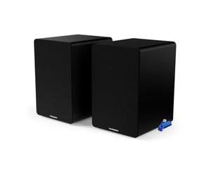 Pickering WS400DUO Enceintes Bibliothèque Stéréo 50W - Caisson Bois, Bluetooth 5.0, Entrée Optique, Clé USB 32Go