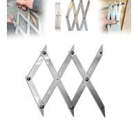 Picket Master Pro 3 Point Center Finder pour des mesures précises, outil de mise en page d'espacement égal rapide et précis, outil de recherche de centre (1PCS)