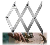 Picket Master Pro Viseur central à 3 points pour des mesures précises, outil de mesure équidistant pour le travail du bois et le soudage, détection précise du point central (1 pièce)