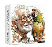 PICKFORU Puzzles perroquet pour adultes, amour des animaux de la nature, puzzle de 1000 pièces, puzzle difficile sur le thème des oiseaux mignons