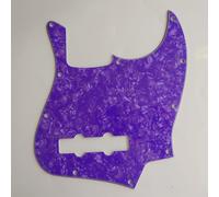 Pickguard à 10 trous pour guitare basse Jazz J à 4 cordes Fender USA/Mexicaine (5-Purple Pearl)