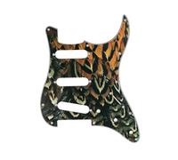 Pickguard à 11 trous pour guitare basse 3 plis Plaque à gratter 6 cordes Instrument de musique Ensemble d'accessoires de guitare