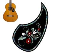 Pickguard acoustique pour guitare acoustique - Remplacement pour la protection des instruments - Autocollant de protection anti-rayures pour l'entretien de la guitare acoustique