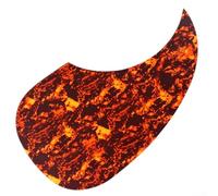 Pickguard de guitare acoustique de 101,6 cm à 104,3 cm, design élégant en écaille de tortue, s'adapte parfaitement aux guitares folk (marron)