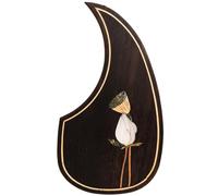 Pickguard de guitare acoustique pour Martin D45 Premium en palissandre ou acajou avec incrustation en coquille d'ormeau véritable, plusieurs motifs floraux, s'adapte à la plupart des guitares