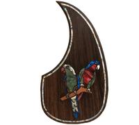 Pickguard de guitare acoustique pour Martin D45 Premium en palissandre ou acajou avec incrustation en coquille d'ormeau véritable, plusieurs motifs floraux, s'adapte à la plupart des guitares