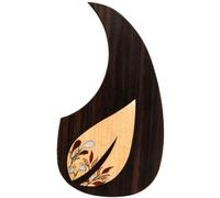 Pickguard de guitare acoustique pour Martin D45 Premium en palissandre ou acajou avec incrustation en coquille d'ormeau véritable, plusieurs motifs floraux, s'adapte à la plupart des guitares