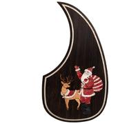 Pickguard de guitare acoustique pour Martin D45 Premium en palissandre ou acajou avec incrustation en coquille d'ormeau véritable, plusieurs motifs floraux, s'adapte à la plupart des guitares