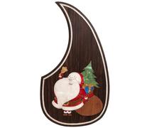 Pickguard de guitare acoustique pour Martin D45 Premium en palissandre ou acajou avec incrustation en coquille d'ormeau véritable, plusieurs motifs floraux, s'adapte à la plupart des guitares