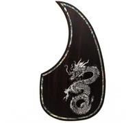 Pickguard de guitare acoustique pour Martin D45 Premium en palissandre ou acajou avec incrustation en coquille d'ormeau véritable, plusieurs motifs floraux, s'adapte à la plupart des guitares