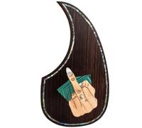 Pickguard de guitare acoustique pour Martin D45 Premium en palissandre ou acajou avec incrustation en coquille d'ormeau véritable, plusieurs motifs floraux, s'adapte à la plupart des guitares