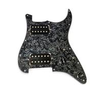Pickguard de guitare électrique en PVC 3 plis avec micro HH chargé pré-câblé, pickguard pré-câblé, micro à bobine unique Ssh Alnico Loaded