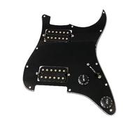 Pickguard de guitare électrique en PVC 3 plis avec micro HH chargé pré-câblé, pickguard pré-câblé, micro à bobine unique Ssh Alnico Loaded