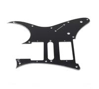 Pickguard de guitare électrique pour Ibanez RG250, compatible avec 2 humbuckers et bobine simple, configuration HSH, remplacement de plaque de grattage, 2 (noir)