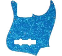 Pickguard de guitare pour Fender américain/mexicain 5 cordes Jazz Bass Style Scratch Plate (4 plis Blue Pearl)