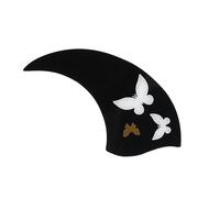 Pickguard De Guitare Professionnel Pickguard Pour Guitare Folk 41 Pouces Transparent En Forme Doiseau Noir(3/4)