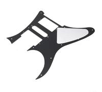 Pickguard de rechange 7 V pour guitare électrique Ibanez RG250 Style avec 10 trous de support Humbucker et micro à bobine simple (noir)