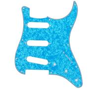 Pickguard en celluloïd à 11 trous 3 plis pour guitares électriques de style Stratocaster, configuration SSS, compatible avec les modèles Fender Strat