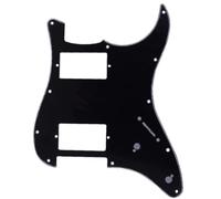 Pickguard HH à 11 trous pour guitares électriques ST SQ, plaque anti-rayures Humbucker, protection en PVC 3 plis, compatible avec Fender pour style Stratocaster, blanc