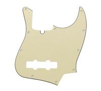 Pickguard JB 10 trous, plaque à gratter JB Bass 3 plis for pièce de rechange de basse électrique Standard(Cream)