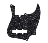 Pickguard JB 10 trous, plaque à gratter JB Bass 3 plis for pièce de rechange de basse électrique Standard(Black pearl)