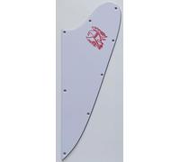 Pickguard personnalisé pour guitare avec logo pour guitare Gibson Firebird 3 plis Blanc