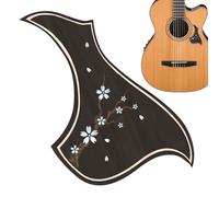 Pickguard pour guitare acoustique - Autocollant anti-rayures pour instrument à cordes - Pickguard résistant aux larmes - Autocollant anti-rayures pour protection de guitare acoustique