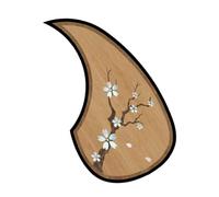 Pickguard pour guitare acoustique, guitare Pickguard | Protecteur à gratter pour instrument à cordes, Pickguard de protection résistant à la déchirure vintage pour l'interprétation de la scène, A