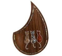 Pickguard pour guitare acoustique Martin OM18V - Plaque à gratter en palissandre avec incrustation d'ormeau, dos autocollant 3M, choisissez parmi 18 motifs uniques (#18)