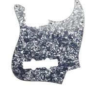 Pickguard Pour Guitare Électrique 10 Pièces/10 Trous 4 Cordes Jazz Basse Pickguard PVC Accessoires De Protection Pour Guitare Électrique(Blue Pearl)