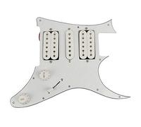 Pickguard Pour Guitare Électrique Micro Blanc Triple Couche 7 V Double Simple Double Haut