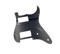Pickguard Pour Guitare Électrique Pickguard Pour Guitare Électrique HH Accessoire Instrument De Musique En PVC À Trois Couches(Black)