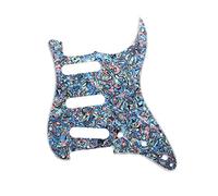 Pickguard pour guitare électrique, plaque anti-rayures à 3 plis avec 11 trous pré-percés, compatible avec les guitares Fender Stratocaster Telecaster fabriquées aux États-Unis au Mexique, entretien et