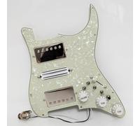 Pickguard pré-câblé chargé HSH compatible avec guitare électrique Fender ST, ensemble de micros Humbucker Alnico 5 et à bobine unique avec commutateurs de séparation de bobine, pots 500K