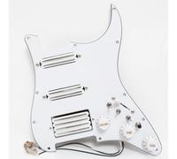 Pickguard pré-câblé en acier rapide pour guitare électrique Fender Strat, Humbucker et micro à bobine unique avec commutateurs fendus à bobine, sélecteur 5 voies et commandes 1V2T