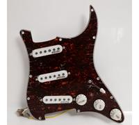 Pickguard pré-câblé pour guitare Fender ST pré-câblé SSS compatible avec les micros Wilkinson Alnico 5 à bobine simple, kit de mise à niveau de guitare électrique de style ST (#1)
