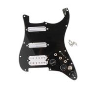 Pickguard SSH Pickguard de rechange pour guitare électrique Noir 22,2 x 28,1 cm