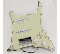 Pickguard SSH pré-câblé pour guitare électrique Fender Style ST, ensemble de micros Alnico 5 à bobine simple et Humbucker, potentiomètres d'arbre en cuivre, fonction de séparation de bobine