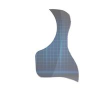 Pickguard Ultra Fin Pour Guitare Acoustique Protection Transparente Pour Guitare Folk(3/4)