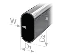 Pickhardt & Gerlach Ébénisterie ovale sans couture MS chr. H. 30mm B. 15mm Baguettes. 1,0mm 2.500mm Quantité:1