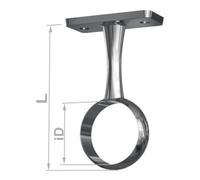 Pickhardt & Gerlach Support central 11138 Support de plafond en zinc moulé sous pression D.25mm Quantité:1