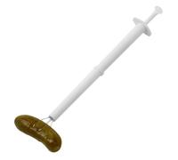 Pickle Fork - Attrape-perles en acier inoxydable, outil de préhension à 4 griffes, poignée en PVC antidérapante, ustensile de cuisine durable | Ramasse-cornichons efficace pour pots à poivrons